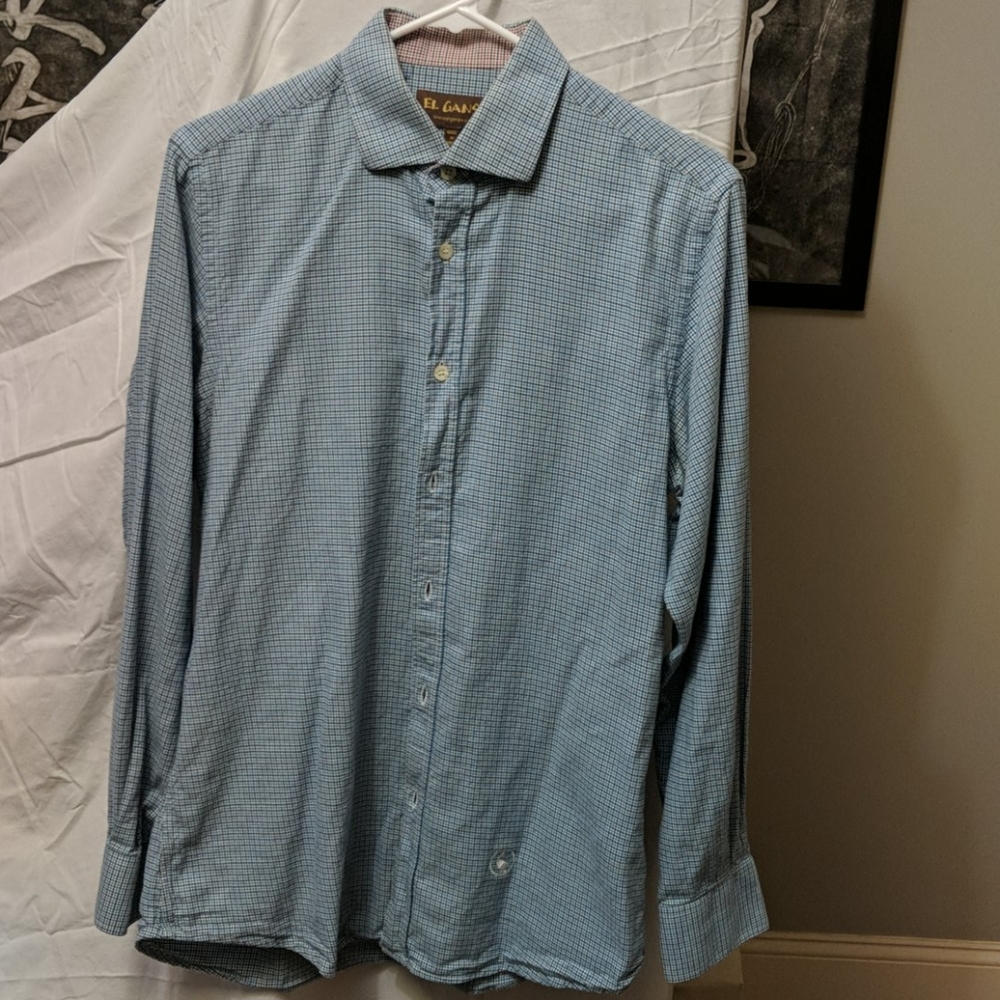 SOLD RR - El Ganso men's collared shirt.